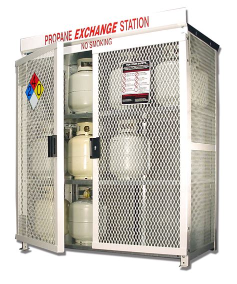 propane tank storage cabinets